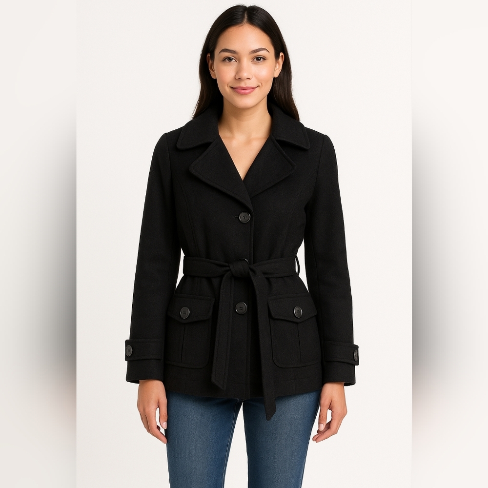Converse Women's Black Trench Coat